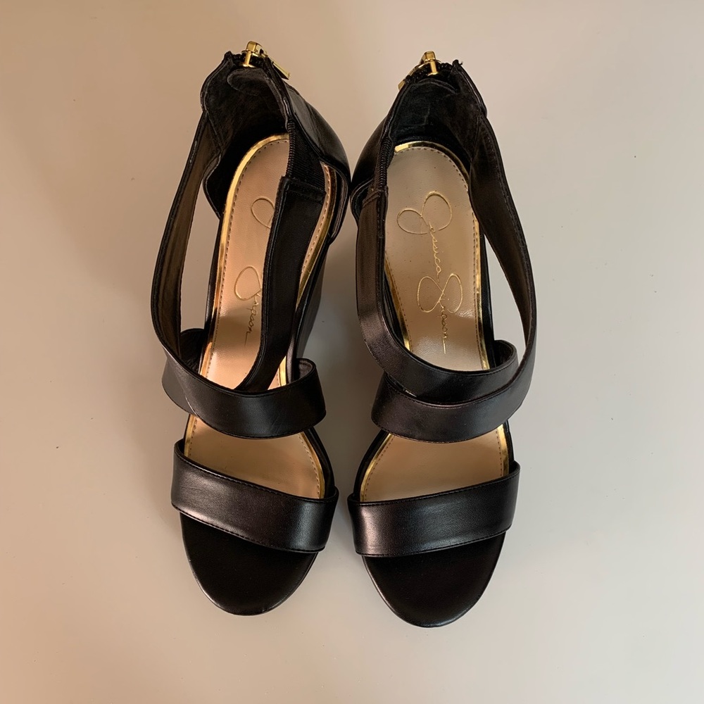 NEW Jessica Simpson wedge sandal 4 inch heel